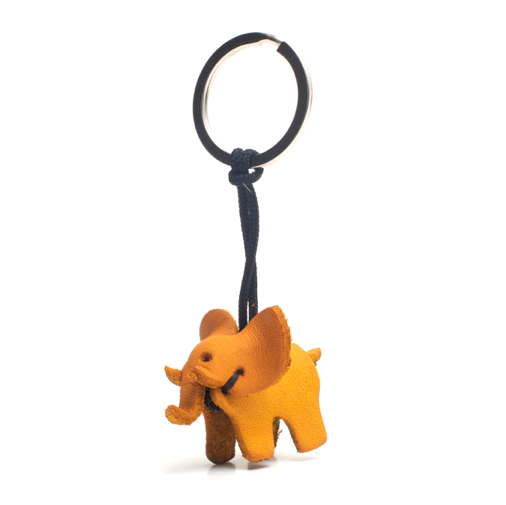 SCHLÜSSELANHÄNGER Leder-Elefant SMALL