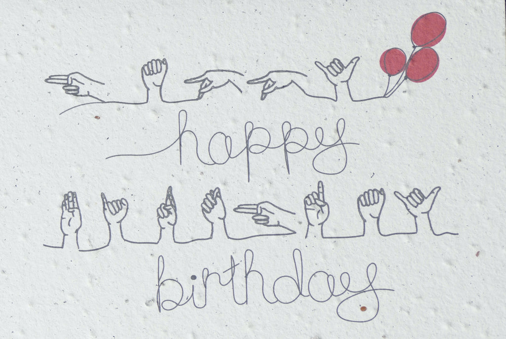 WACHSENDE GRUßKARTEN - GEBURTSTAG